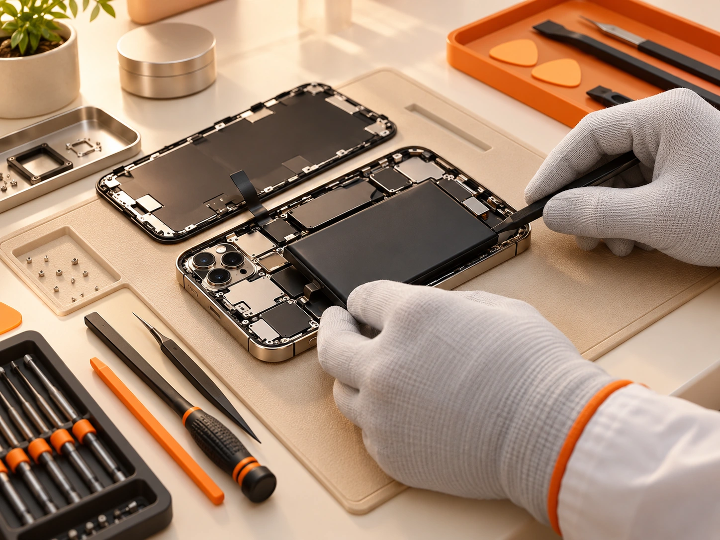 Common school device repairs